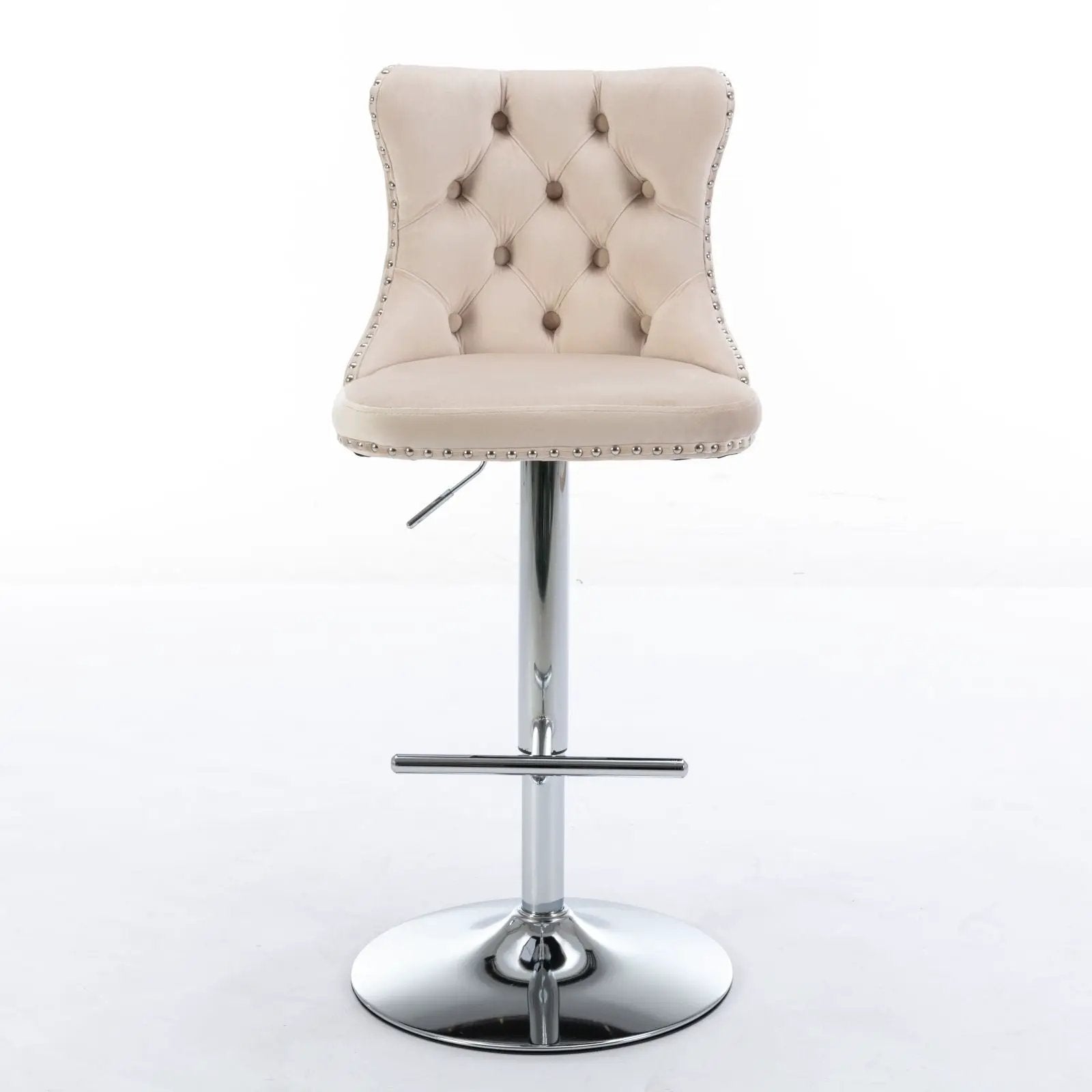 Swivel Adjustable Height Barstools Set of 2 by HouseOfZazla
