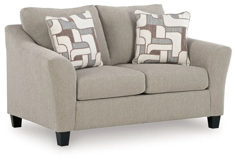 Willarae - 2 Pc. - Sofa, Loveseat - Taupe by Unique Piece Furniture