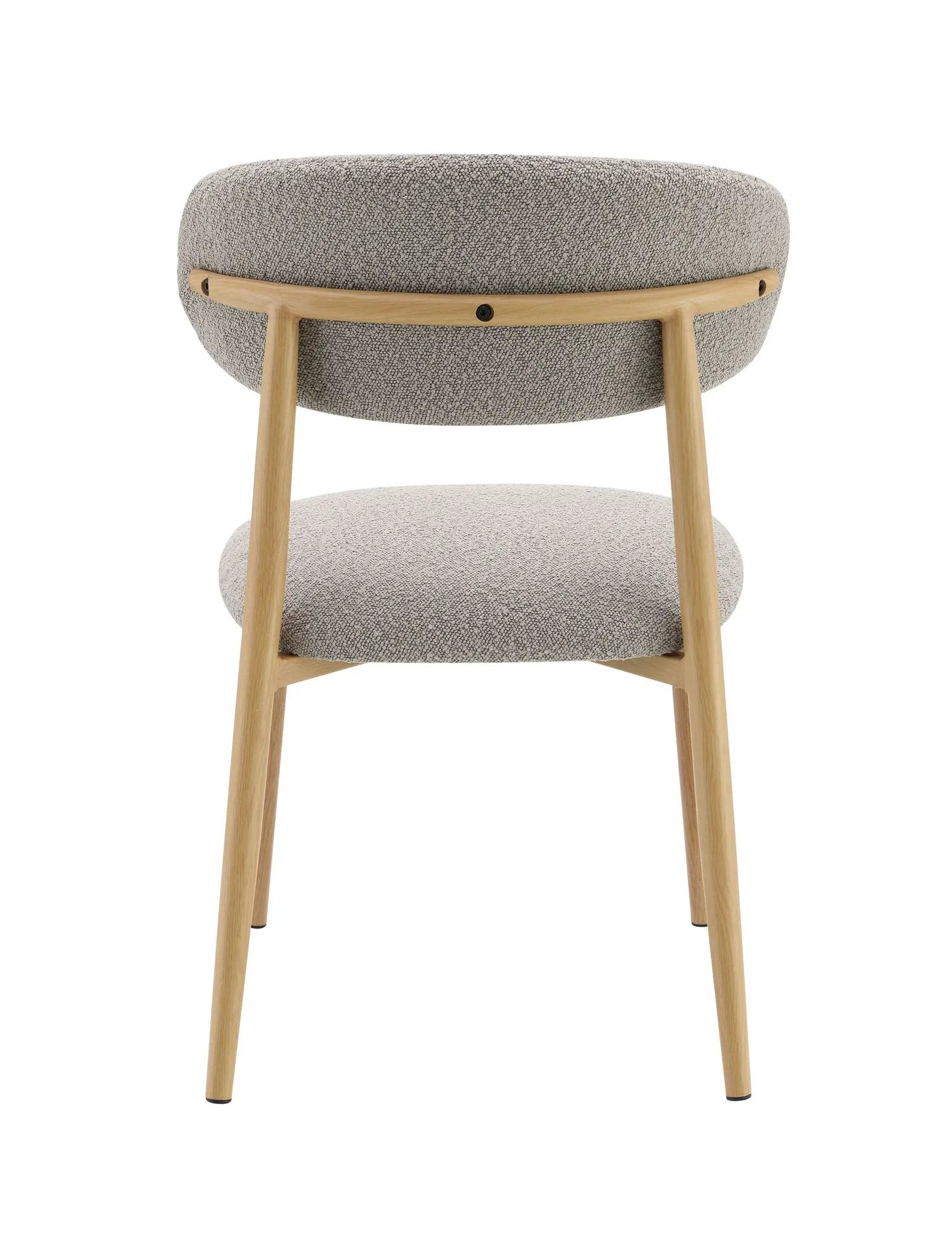 Kacey - Boucle Side Chair (Set of 2) - Gray by HouseOfZazla