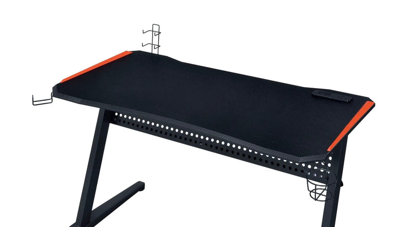 Dragi - Gaming Desk With USB - Black & Red by Unique Piece Furniture