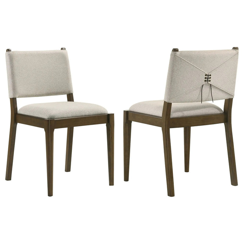 Crispin - Upholstered Dining Chair (Set of 2) - Brown by HouseOfZazla