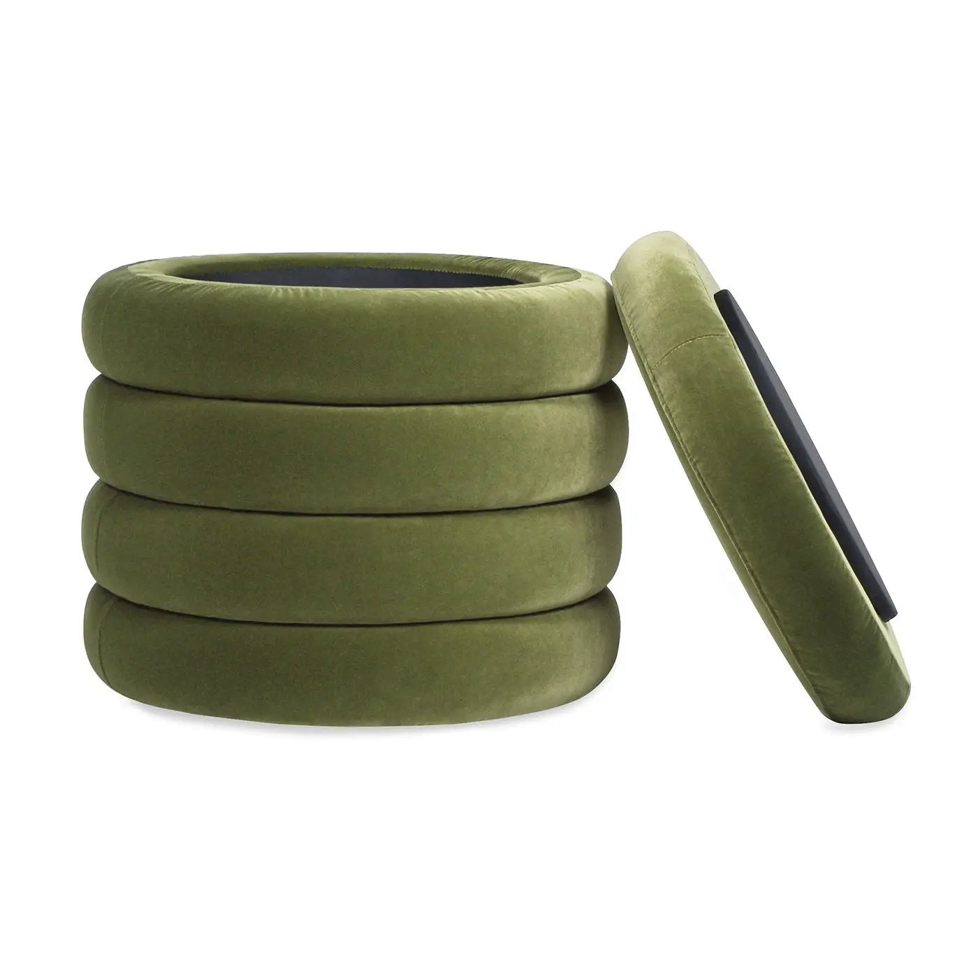 Fuji - Oversized Round Storage Ottoman by Unique Piece Furniture