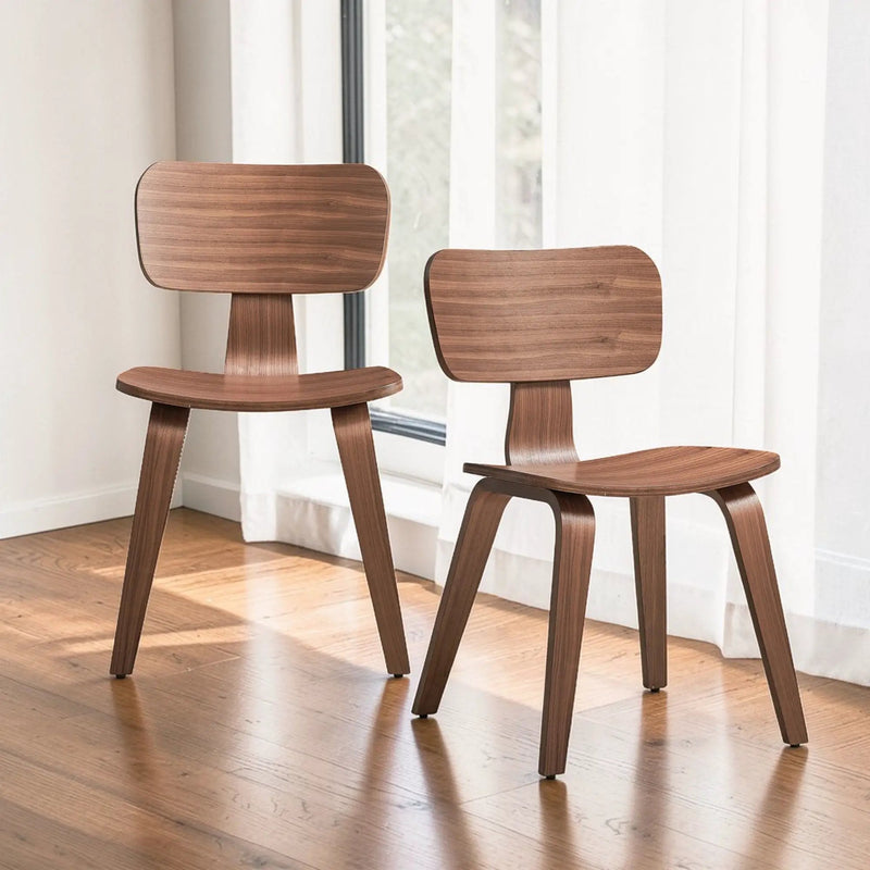 Casson - Side Chair (Set of 2) - Walnut by HouseOfZazla