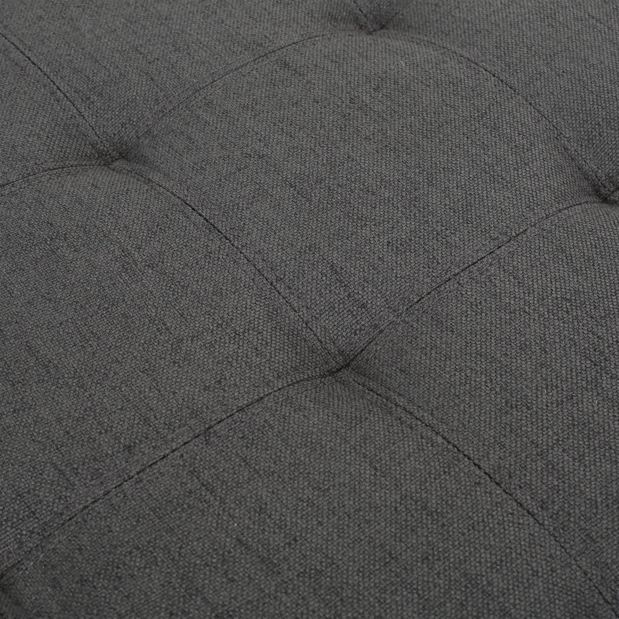 Upholstered Tufted Fabric Storage Ottoman by HouseOfZazla