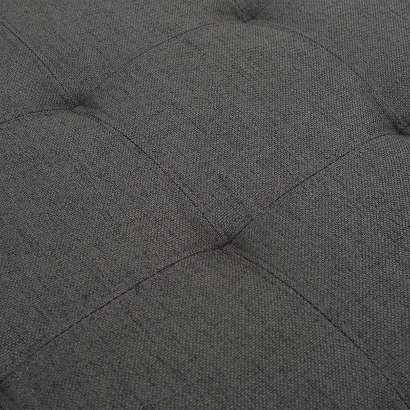 Upholstered Tufted Fabric Storage Ottoman by HouseOfZazla