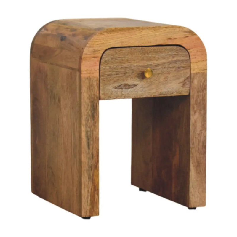 Mini Darcy - Nightstand With Curved Edges by HouseOfZazla