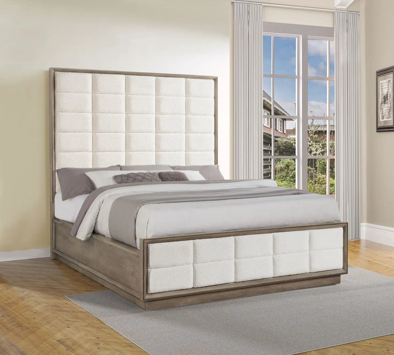 Durango 80-inch California King Panel Bed Taupe Oak by Unique Piece Furniture