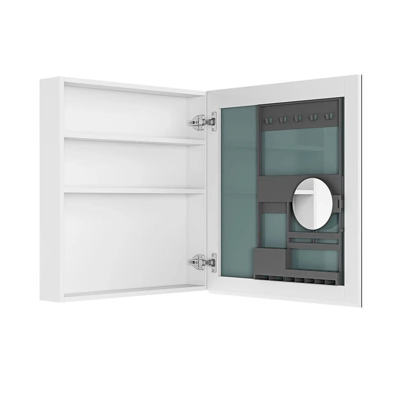 24'' W x 26'' H Surface Frameless Mirror Medicine Cabinet by HouseOfZazla
