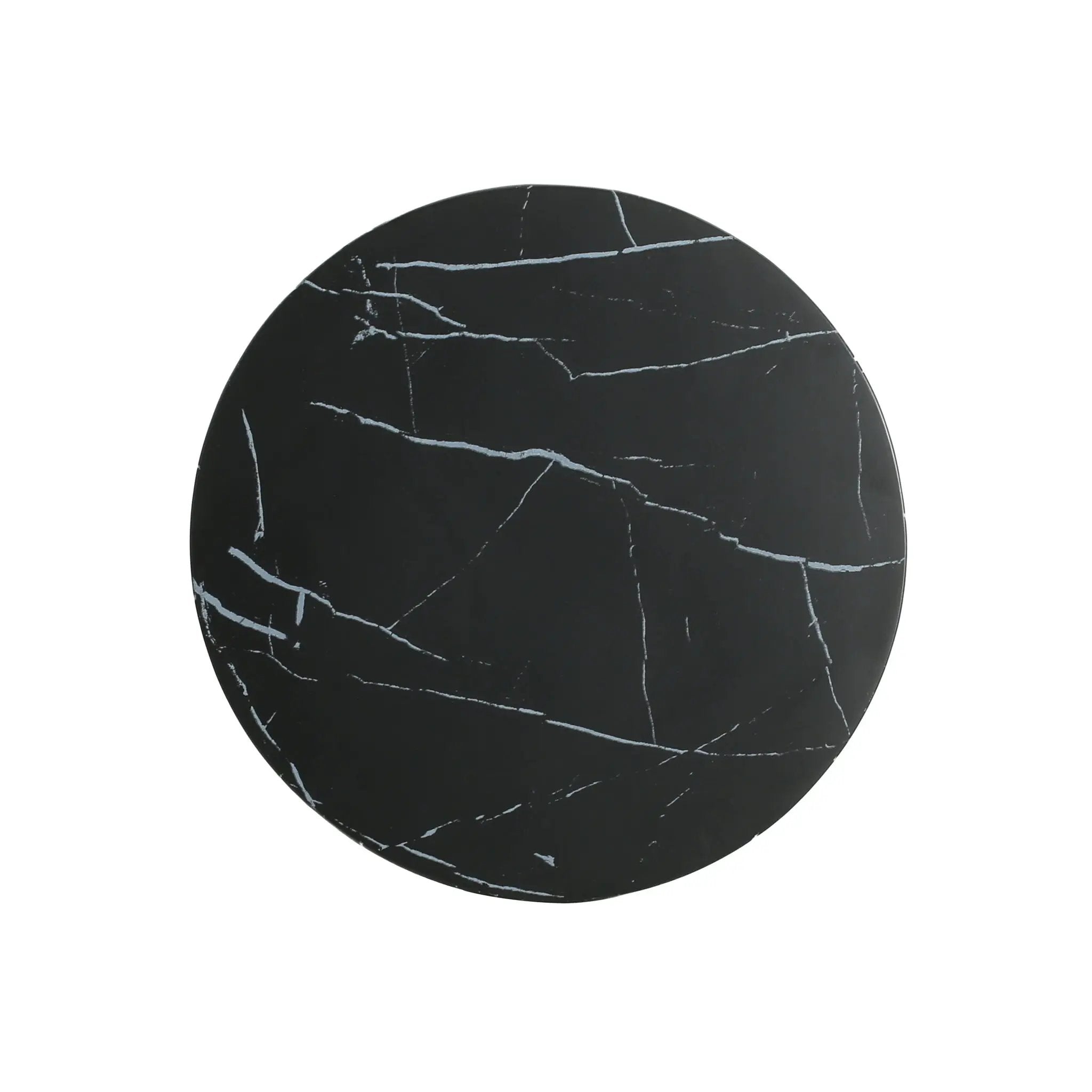 Outdoor Lightweight Concrete Marble Effect Side Table by HouseOfZazla