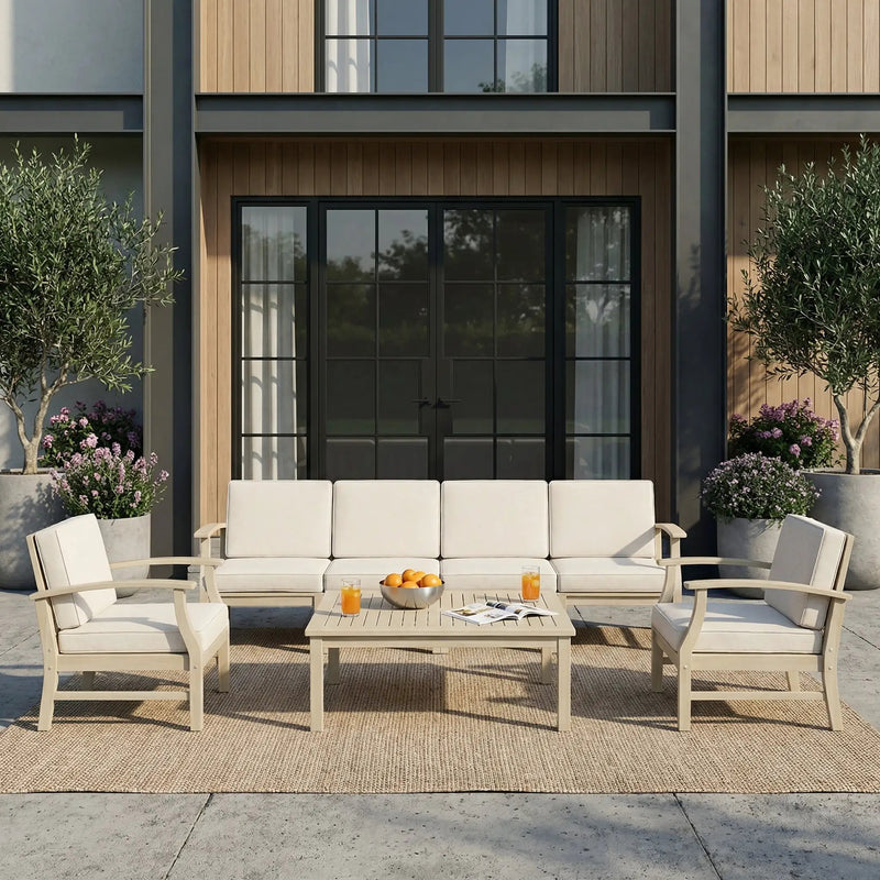 Perla Patio Conversation Set with Cushions by HouseOfZazla