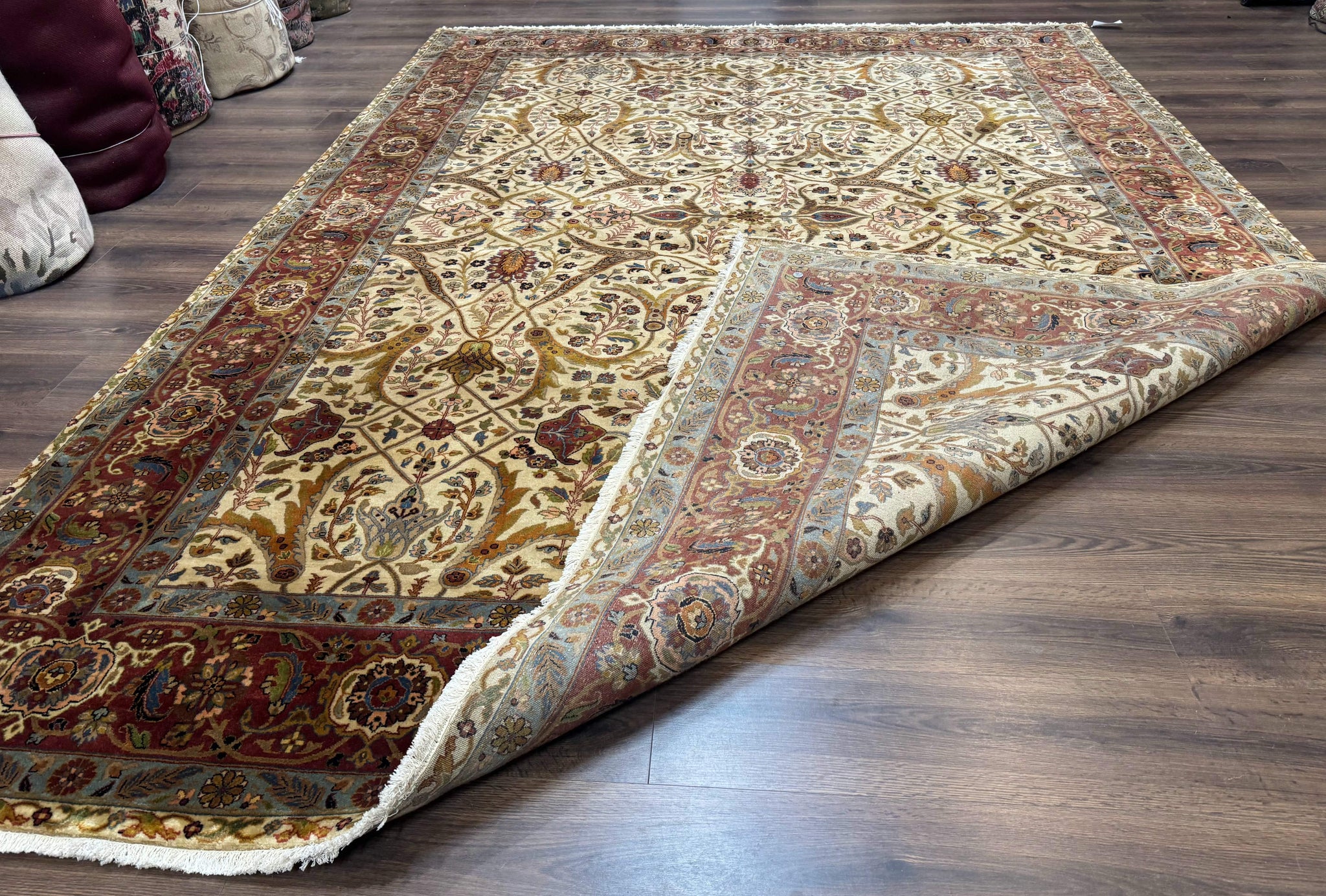 Persian Bidjar Rug 9x12 - Mustafi Allover Pattern - Traditional Carpet by Jewel Rugs