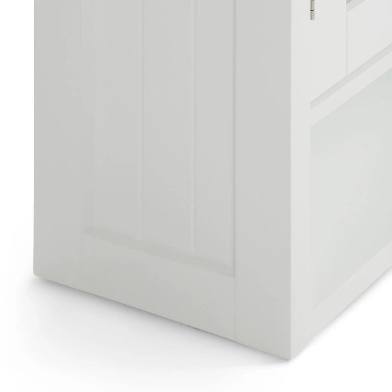Acadian - Double Door Wall Cabinet - Pure White by HouseOfZazla