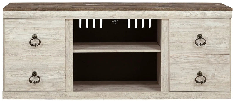 Willowton - TV Stand With Fireplace Option by Unique Piece Furniture