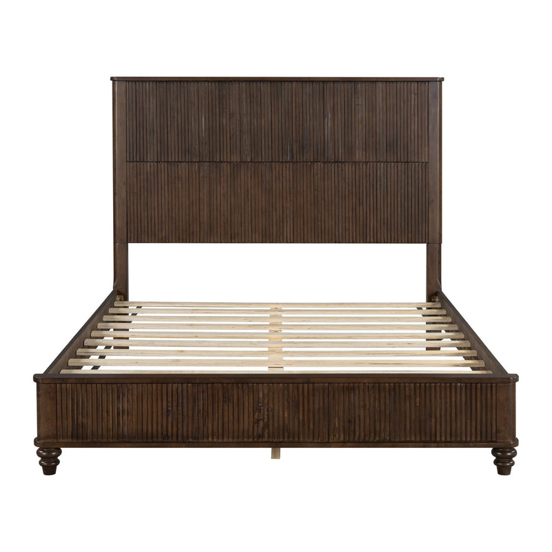Platform Bed Frame & Tall Headboard by HouseOfZazla