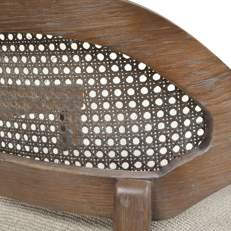 Americana - Mid-Century Modern Cane Back Counter Stool by HouseOfZazla