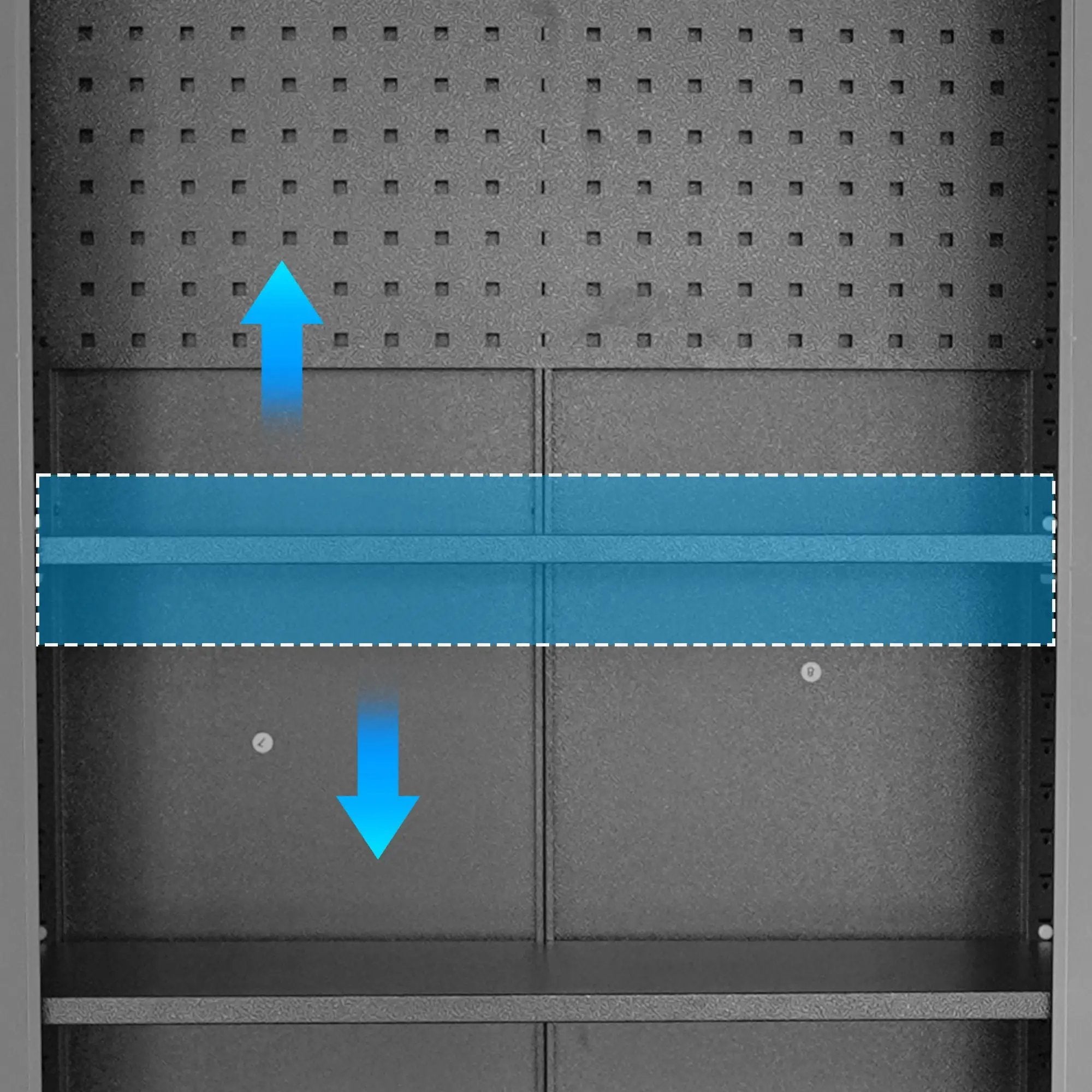 Metal Garage Storage Cabinet With Wheels Heavy Duty Tool Storage Cabinet - Brushed Nickel by HouseOfZazla