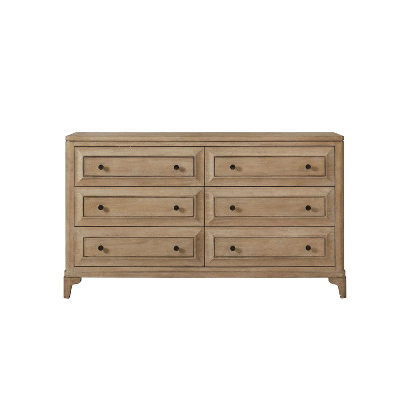 6 Drawer Dresser - Sand - Wood by Unique Piece Furniture