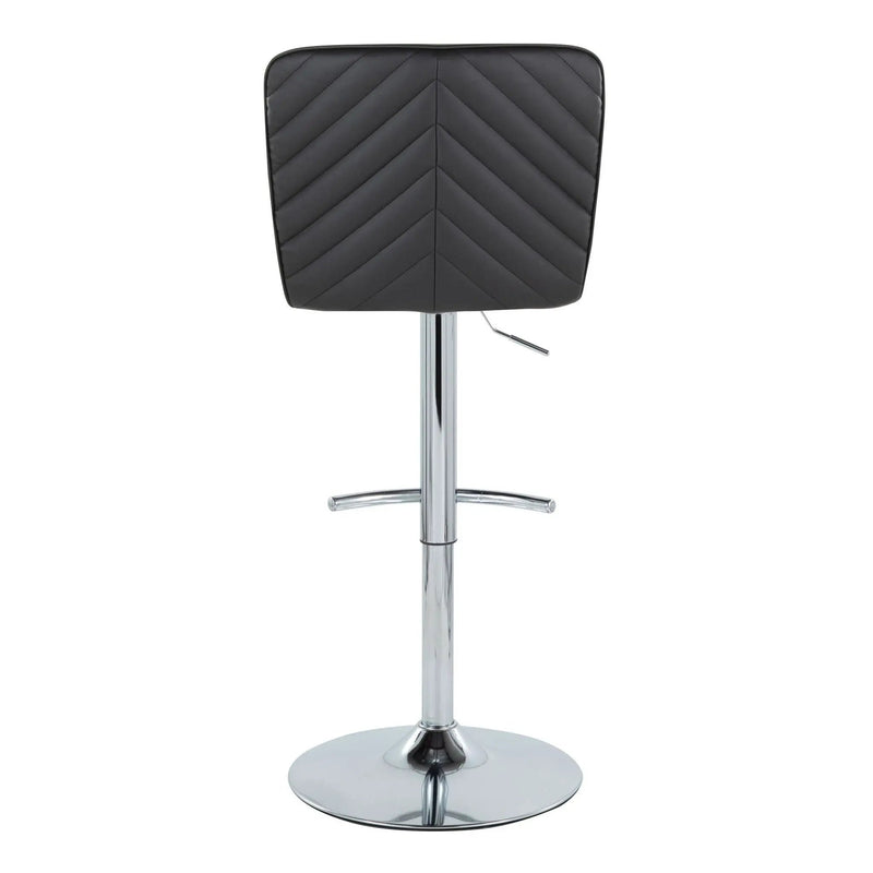 Henry - Contemporary Adjustable Barstool With Swivel & Rounded T Footrest (Set of 2) by Unique Piece Furniture