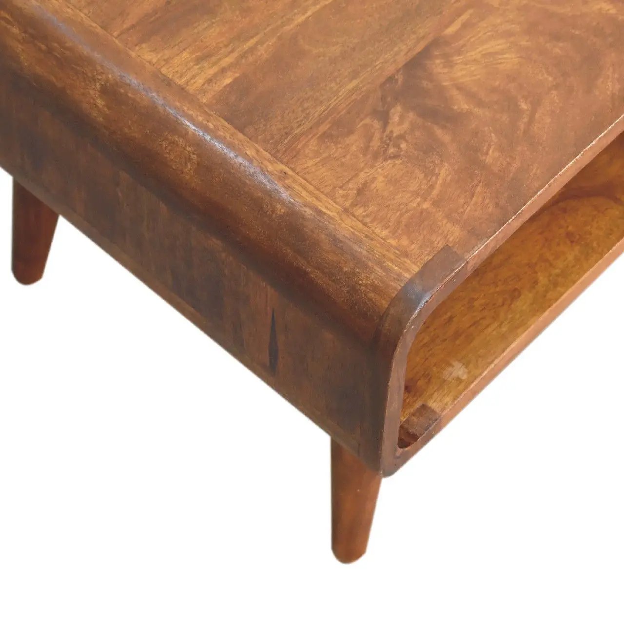 Solid Wood Open Media Unit by Unique Piece Furniture