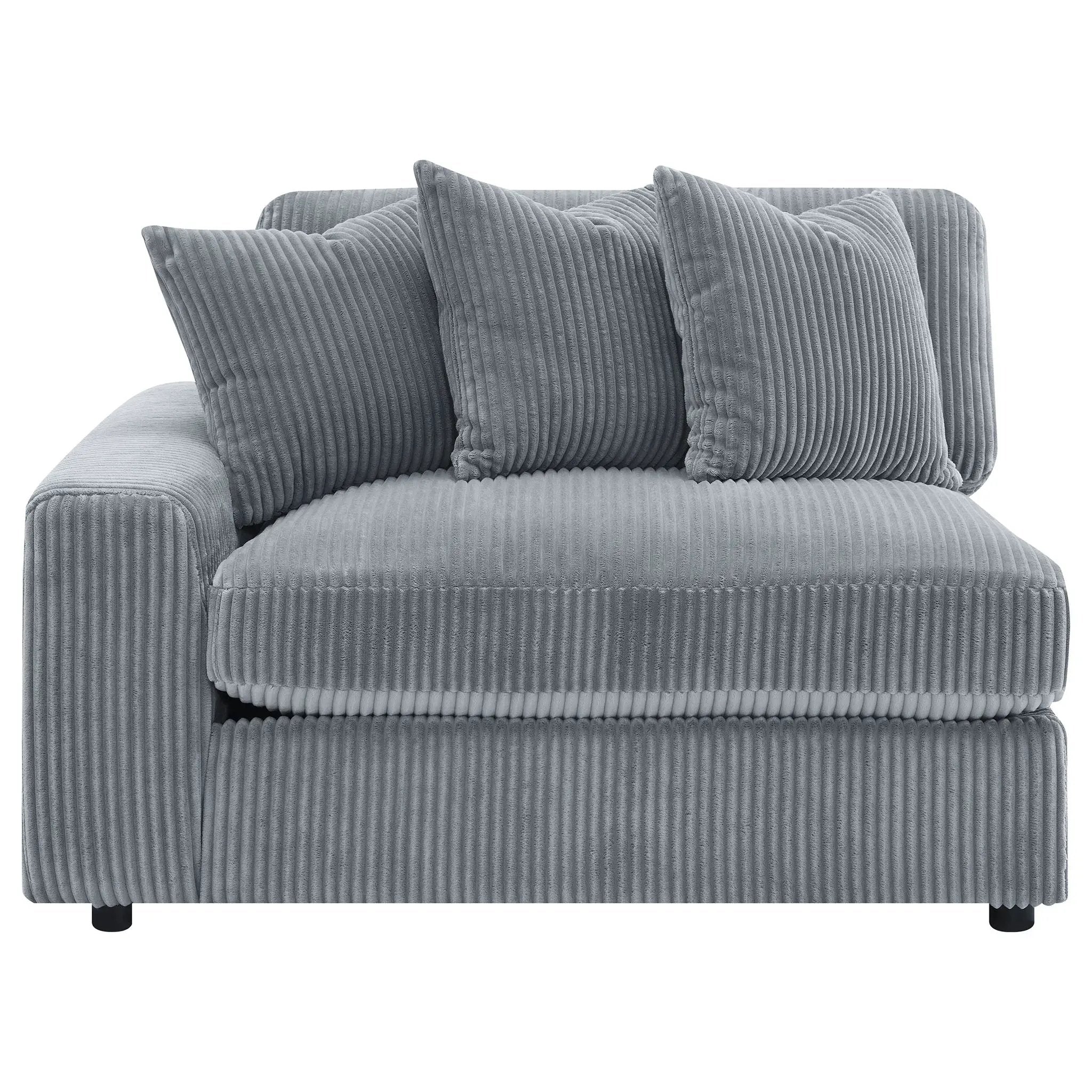 Cassidy - Upholstered Sectional Sofa With Reversible Cushions