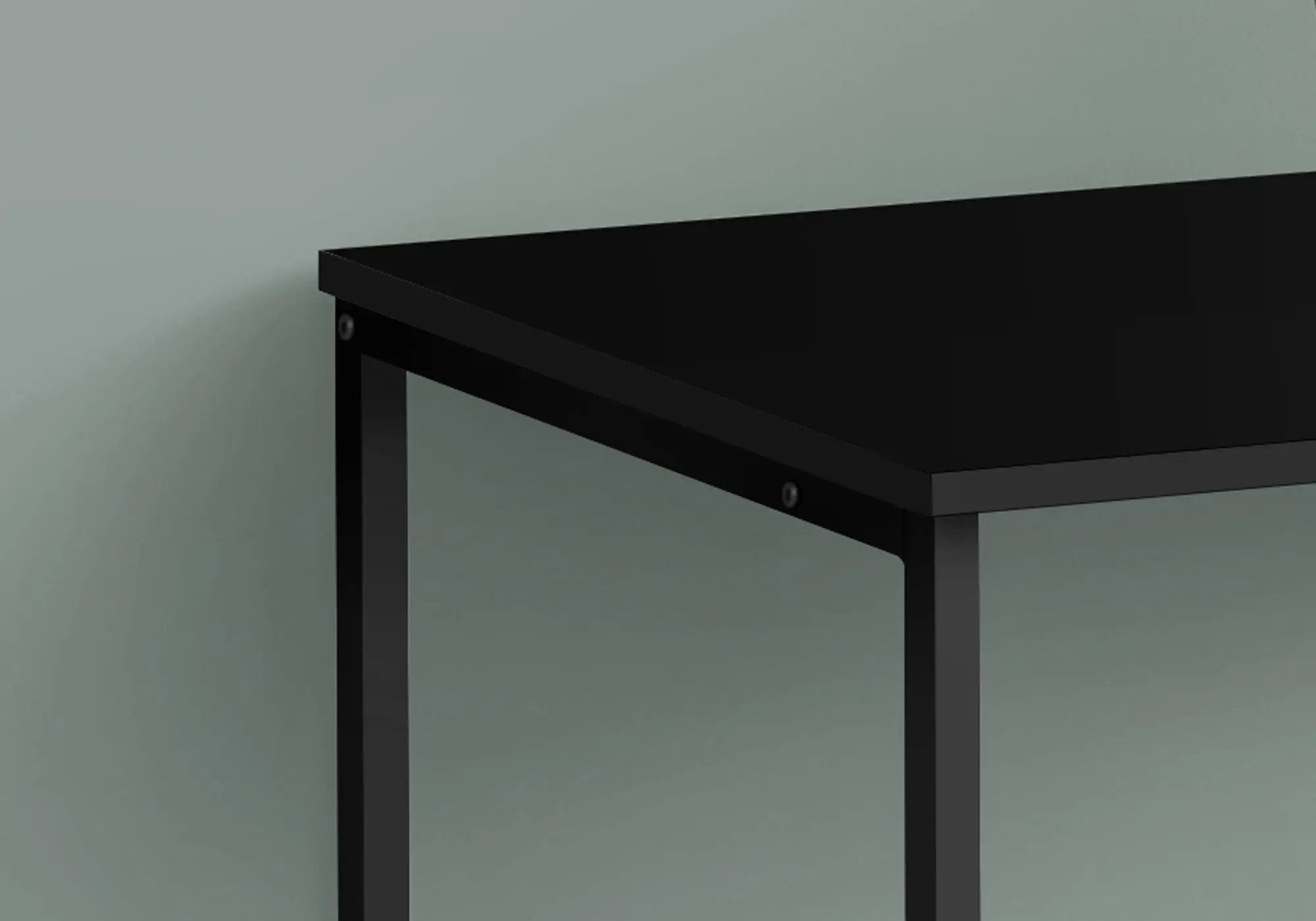 Computer Desk, Home Office, Laptop, Left & Right Set-Up, Storage Drawers, Work, Contemporary, Modern - Black by Unique Piece Furniture