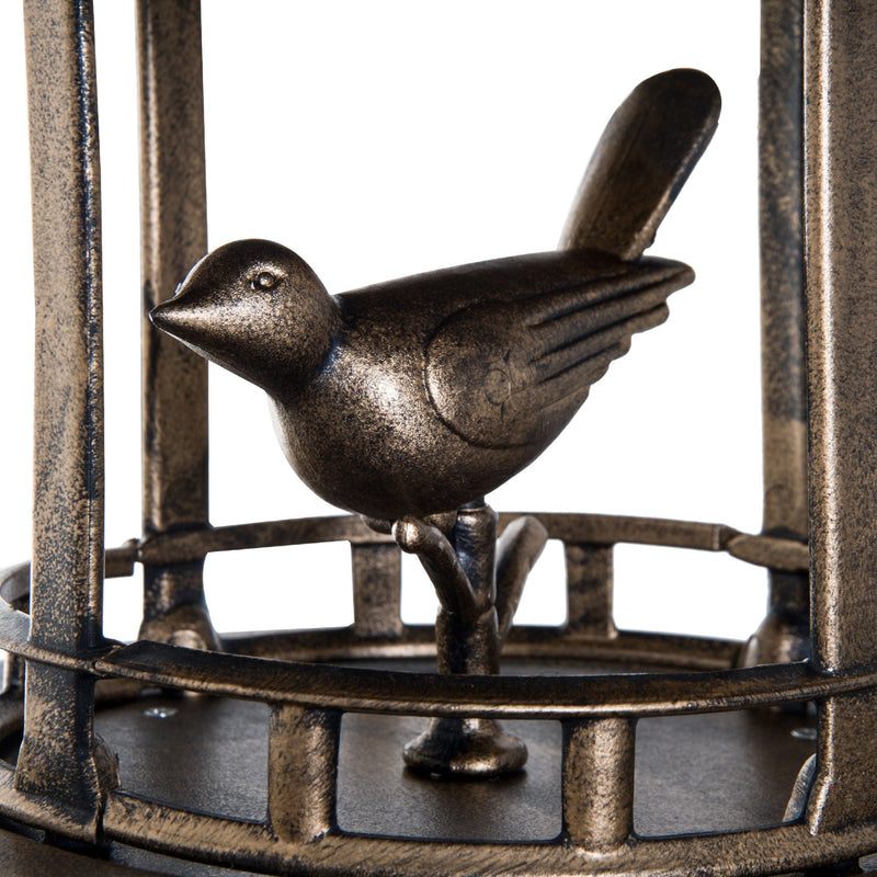 Outsunny 3-in-1 Garden Bird Bath Bowl Pedestal with Bird Feeder and Planter by HouseOfZazla