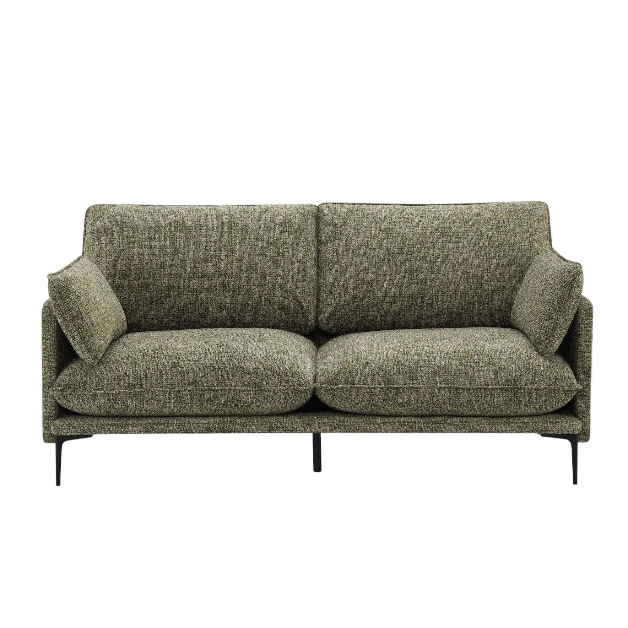Dalton - Sofa With 2 Pillows - Green by HouseOfZazla