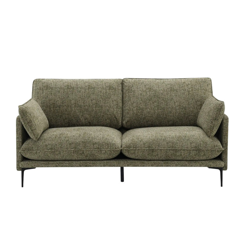 Dalton - Sofa With 2 Pillows - Green by HouseOfZazla