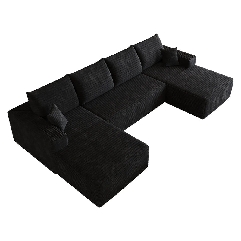 134" Cloud Sectional Sofa by HouseOfZazla