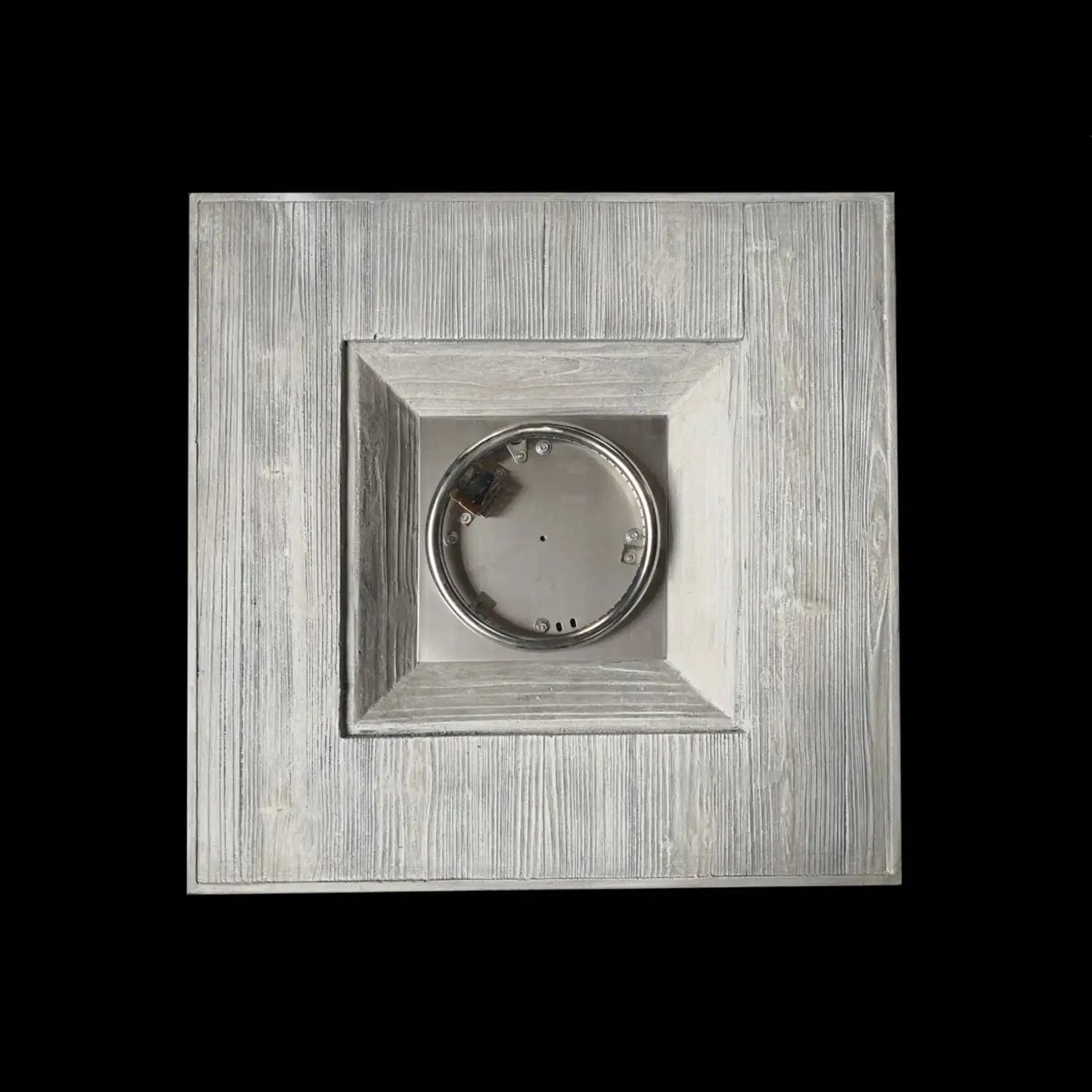 Reinforced Propane Fire Pit Table - Black / Gray by Unique Piece Furniture