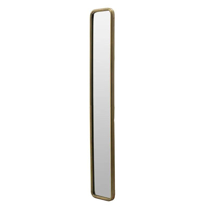 Full Length Mirror With AntiqueMetal Frame, Long Mirror For Hallway Living Room Bedroom Bathroom - Gold by HouseOfZazla