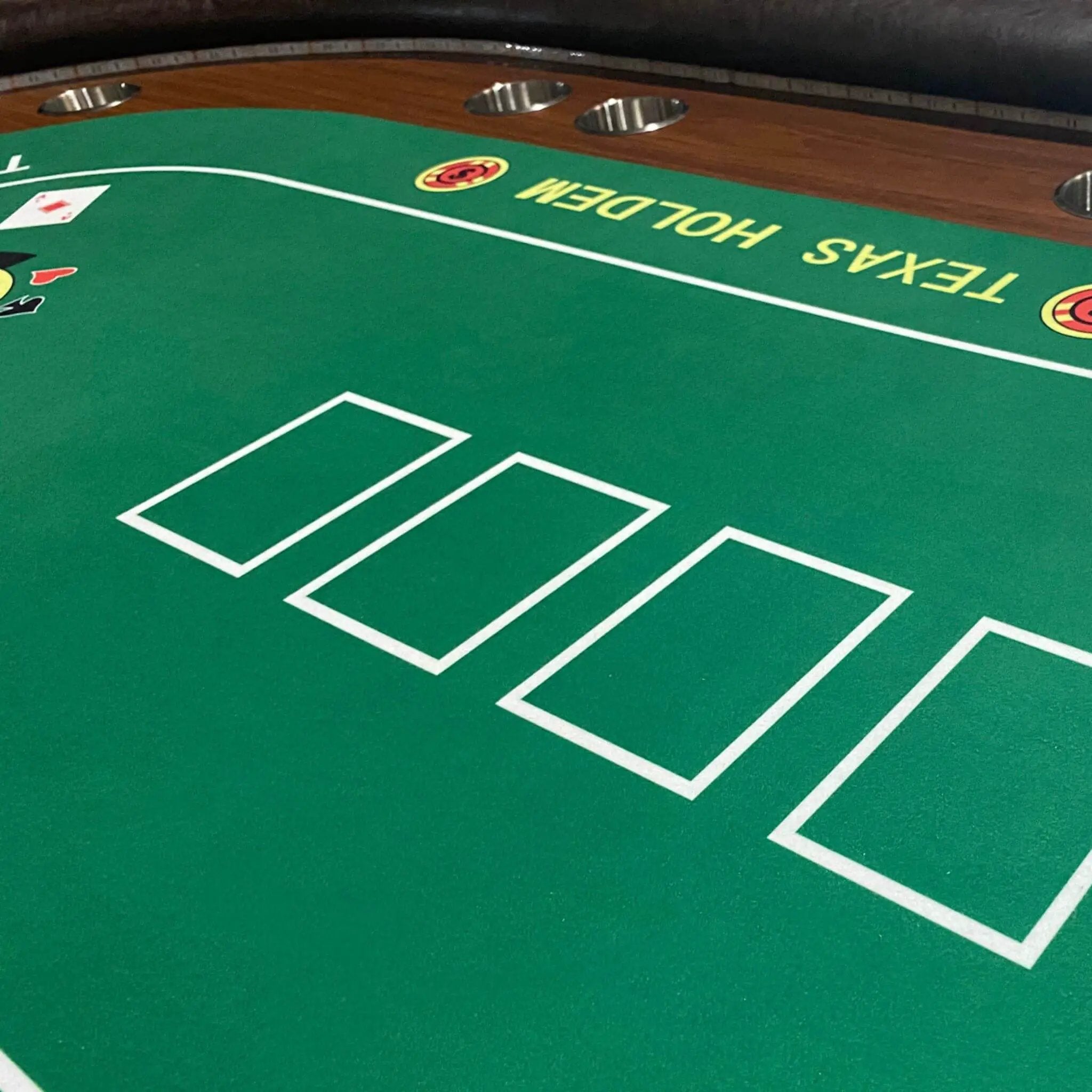 Luxury 96-Inch Gaming Table With LED Lights, Durable Velvet Surface, And Sturdy Pedestal Base (SAK92853) by SAKSBY WHOLESALE