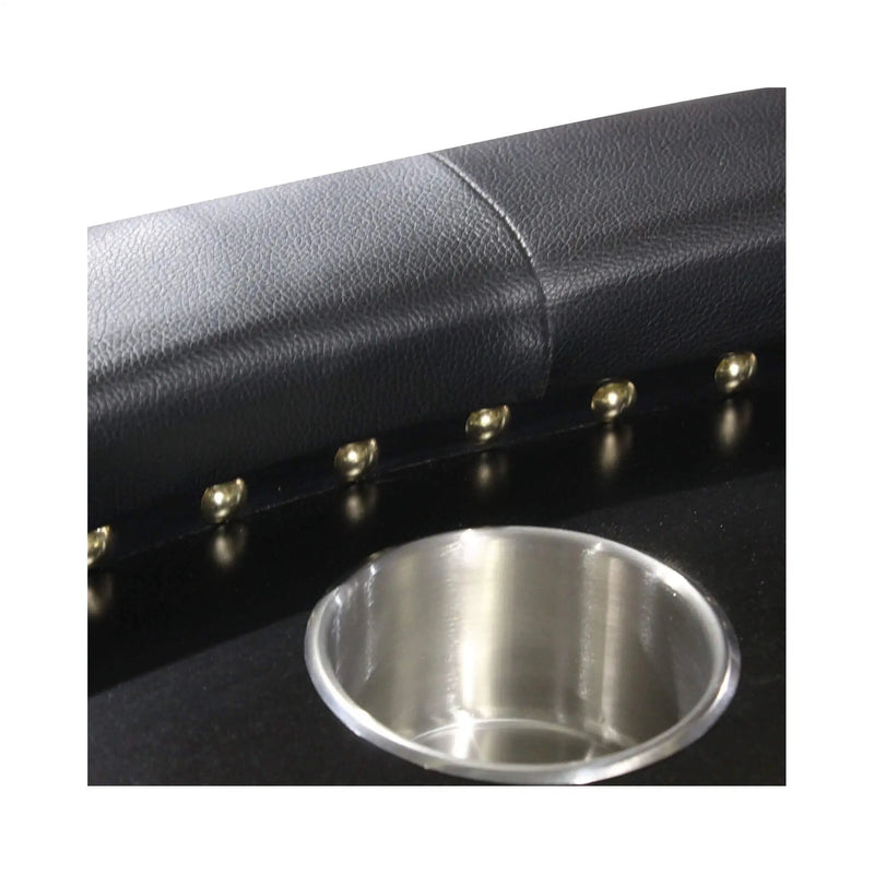 96-Inch Premium 10-Player Poker Table With Cup Holders And Chip Tray (SAK16495) by SAKSBY WHOLESALE