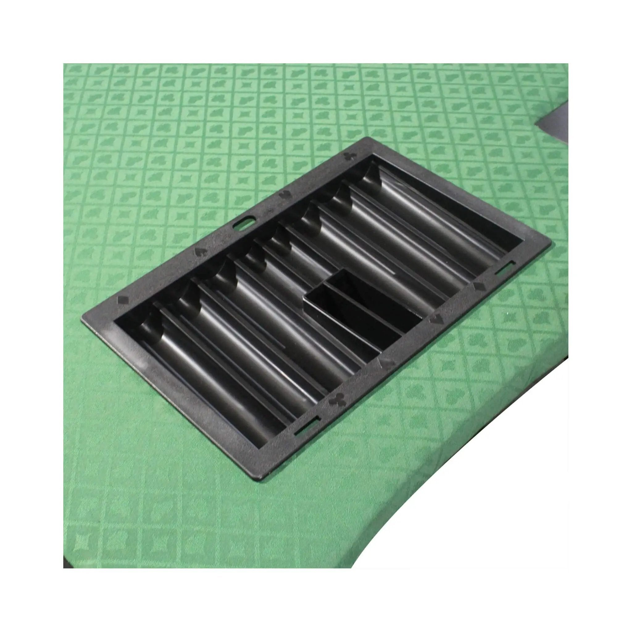 96-Inch Premium 10-Player Poker Table With Cup Holders And Chip Tray (SAK16495) by SAKSBY WHOLESALE
