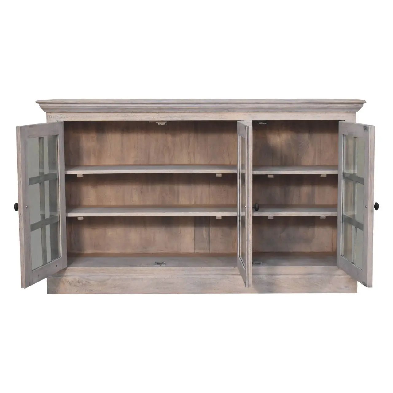 Triple Glazed Cabinet - Gray by HouseOfZazla