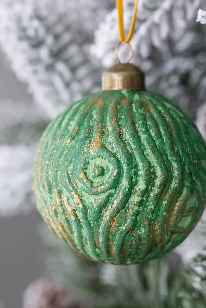 Christmas Ball Glass Decorative Hanging Ball Christmas Tree Ornaments For Holiday Party Decorations by Unique Piece Furniture