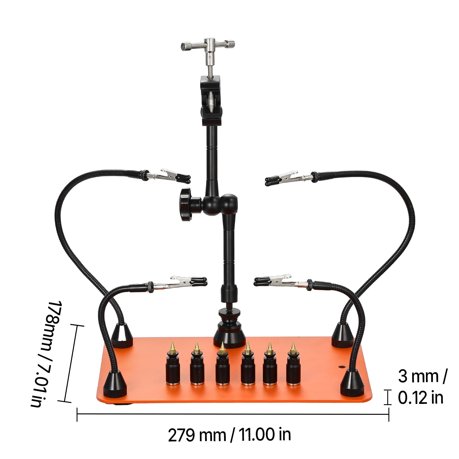 Magnetic Helping Hands Soldering Station Hot Air Gun Holder 6 PCB Holders by HouseOfZazla
