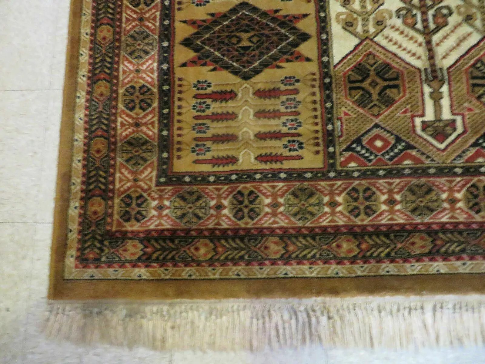Couristan Rug 10x14, Large Belgium Power Loomed Wool Carpet 10 x 14 ft, Brown Tan Cream Oriental Rug, Living Room Rug, Large Area Rug by Jewel Rugs