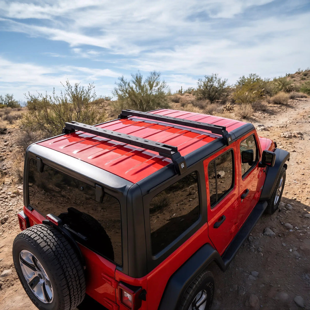 Roof Rack Cross Bars for Jeep Wrangler & Gladiator by HouseOfZazla