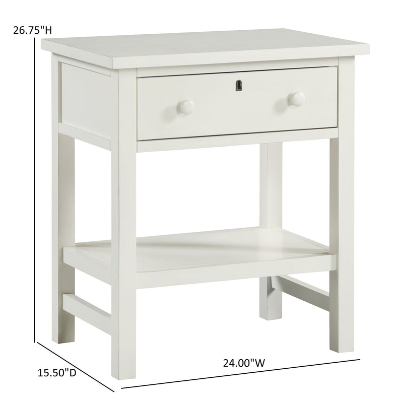 Finley - 1 Drawer Storage Nightstand by HouseOfZazla