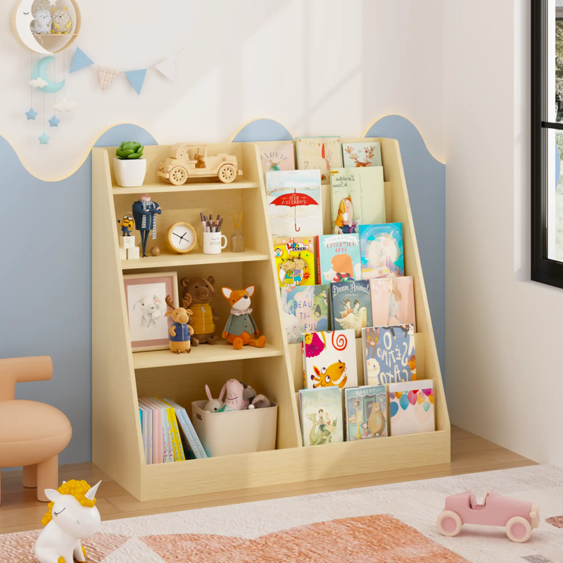 Kids Bookshelf and Toy Storage Organizer by HouseOfZazla