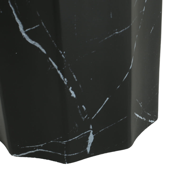 Outdoor Lightweight Concrete Marble Effect Side Table by HouseOfZazla