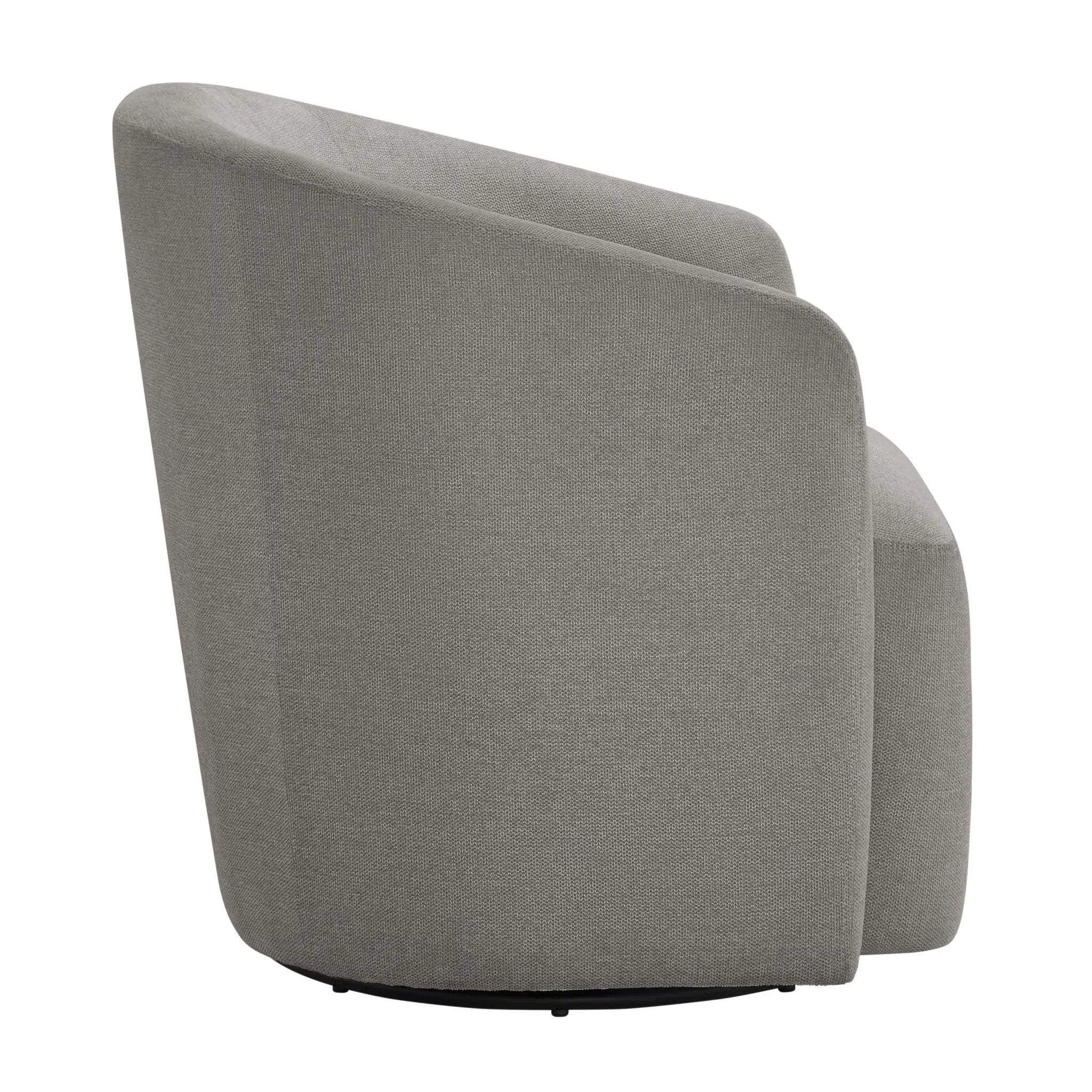 Ardena - Modern Swivel Barrel Chair by HouseOfZazla