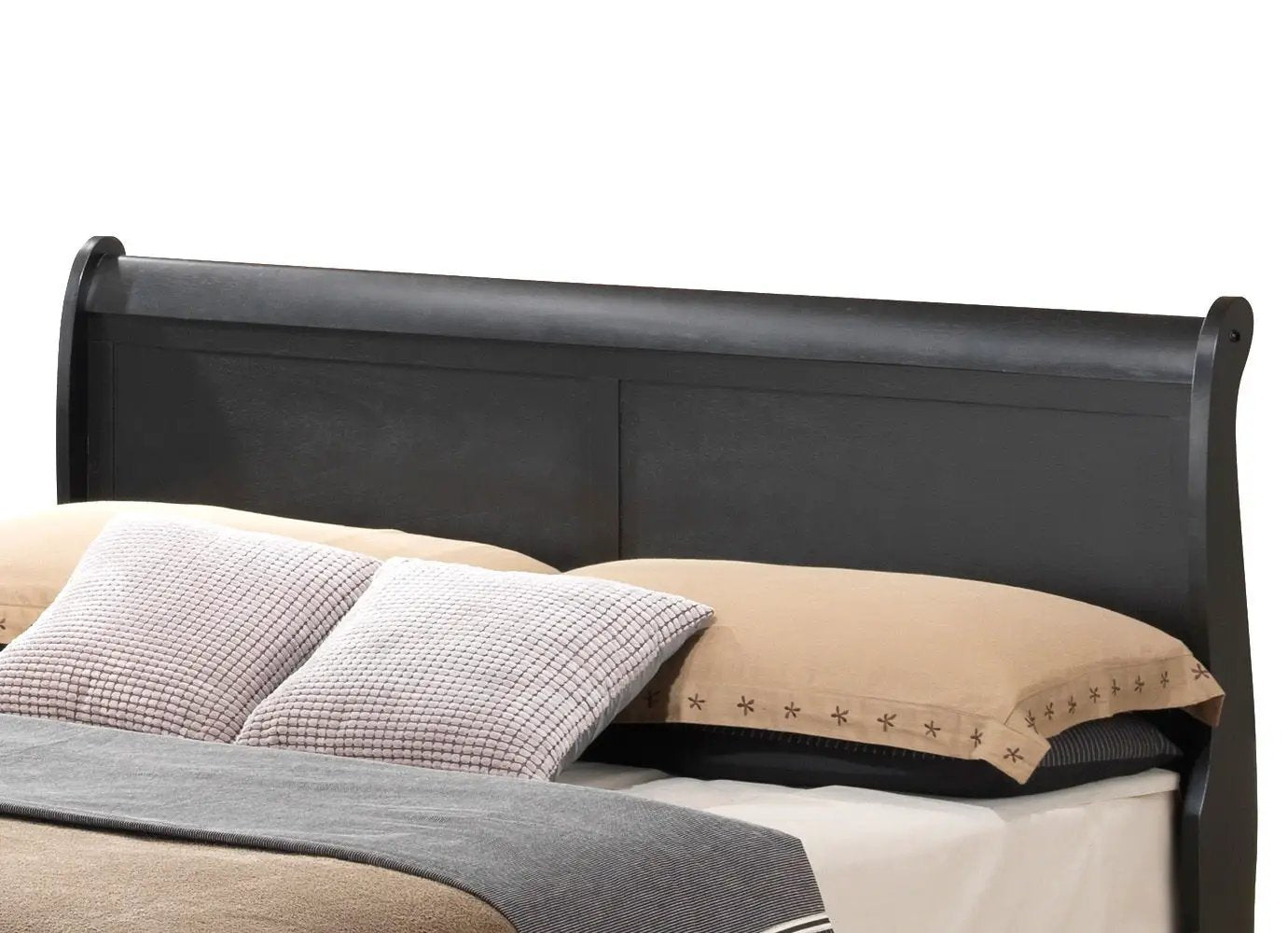 Sleigh Bed With Low Footboard by HouseOfZazla