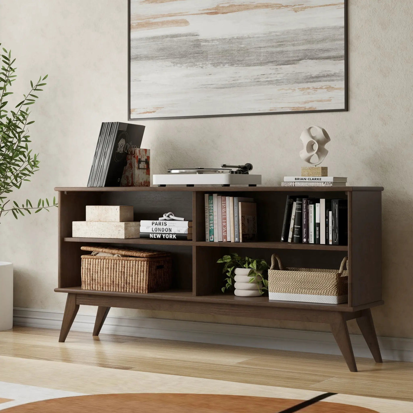 Draper - Handcrafted Low Bookcase by HouseOfZazla