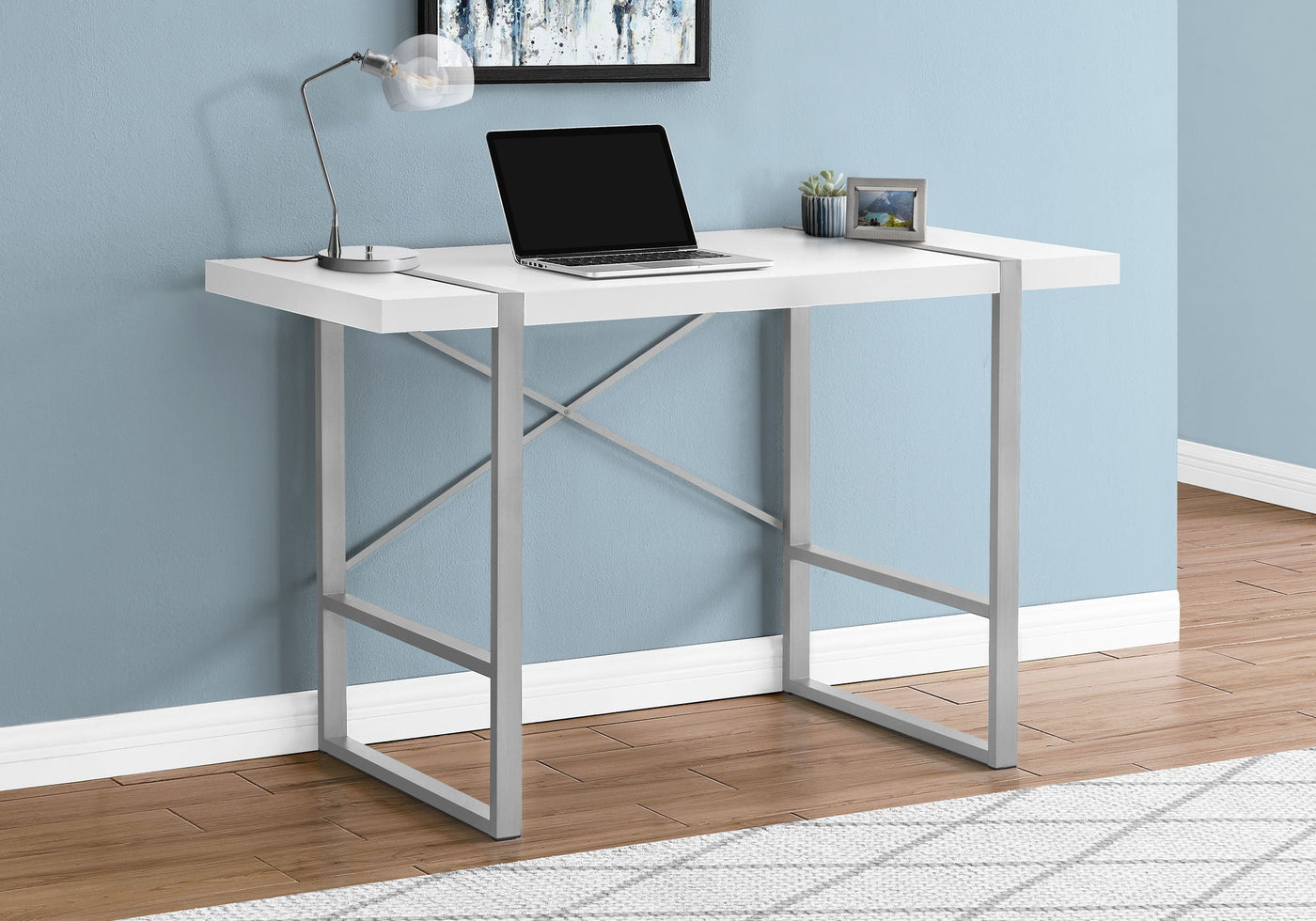 Computer Desk For Home Office, Laptop, Industrial Design by Unique Piece Furniture