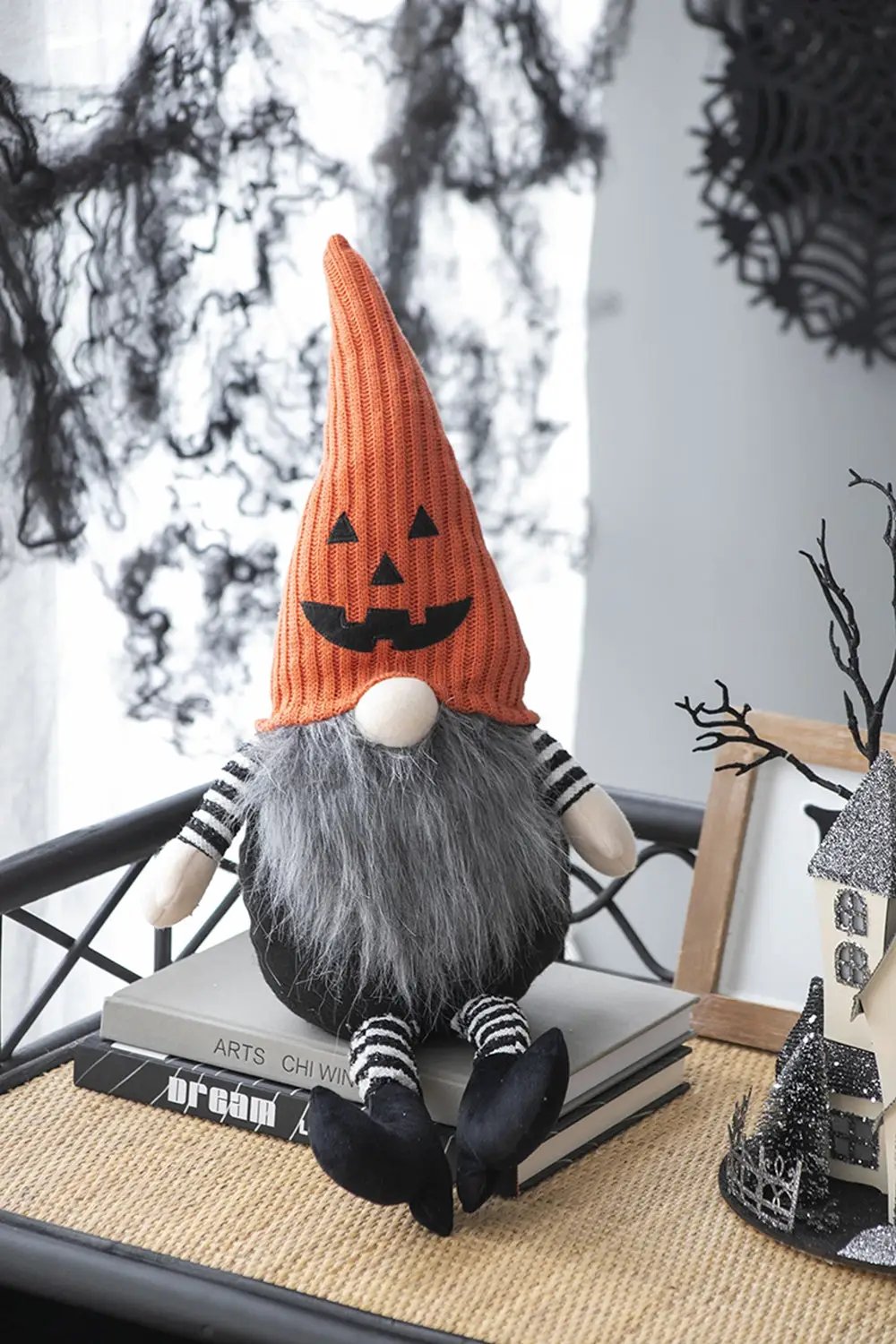 Set of 2 Fabric Sitting Gnomes by HouseOfZazla