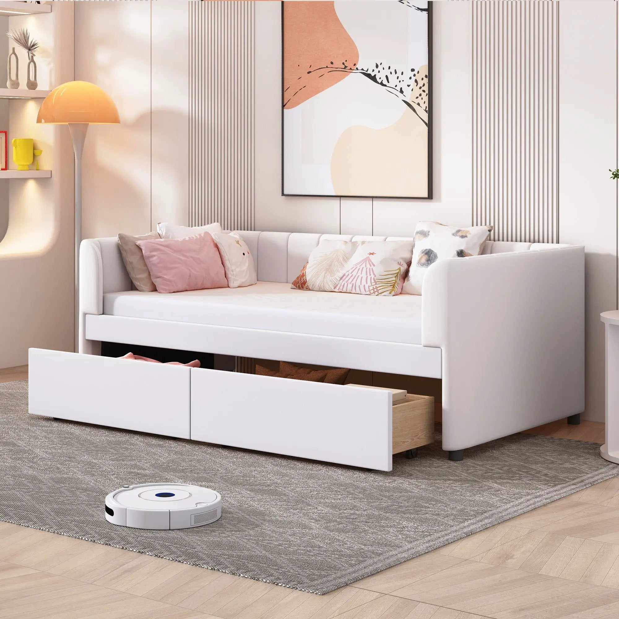 Upholstered Daybed With Ergonomic Design Backrest by Unique Piece Furniture