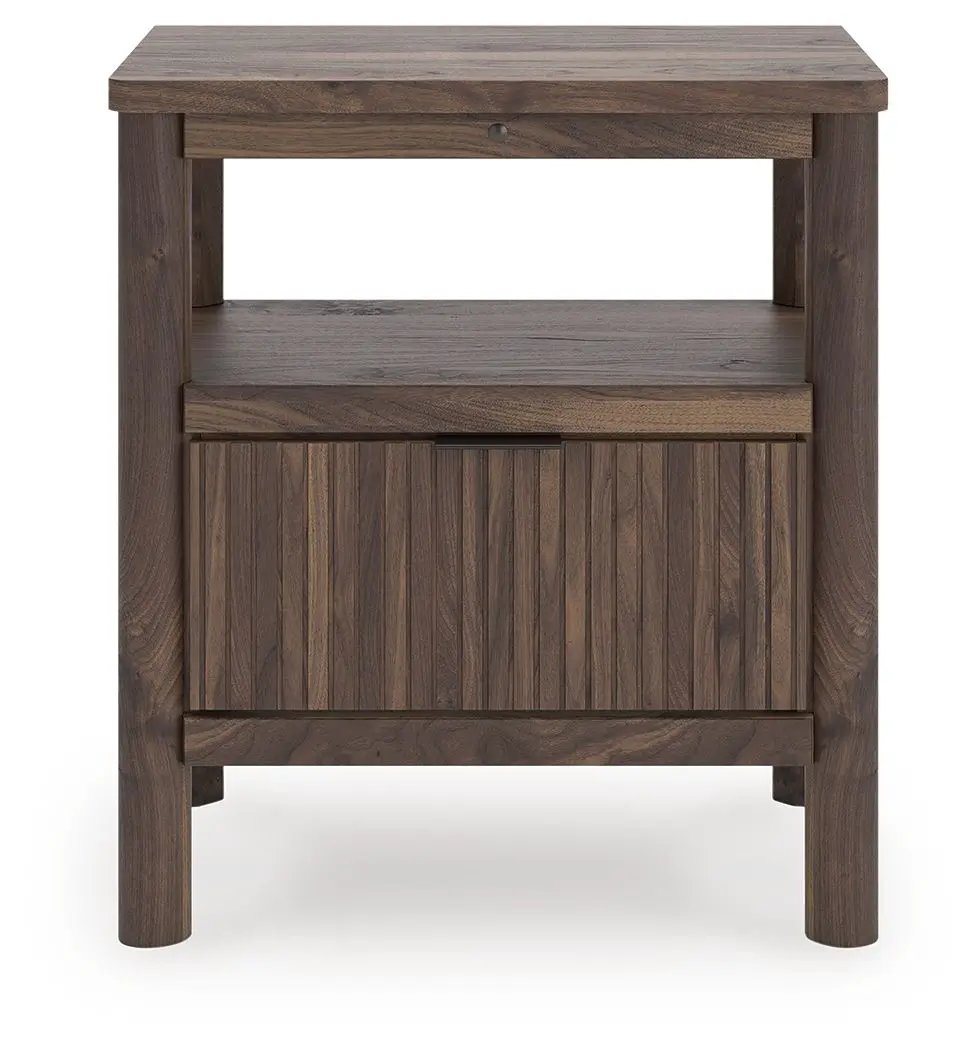Pamytta - One Drawer Night Stand - Brown by Unique Piece Furniture