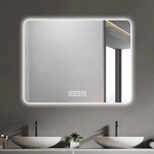 LED Backlit Bathroom Mirror with Anti-Fog Functionality